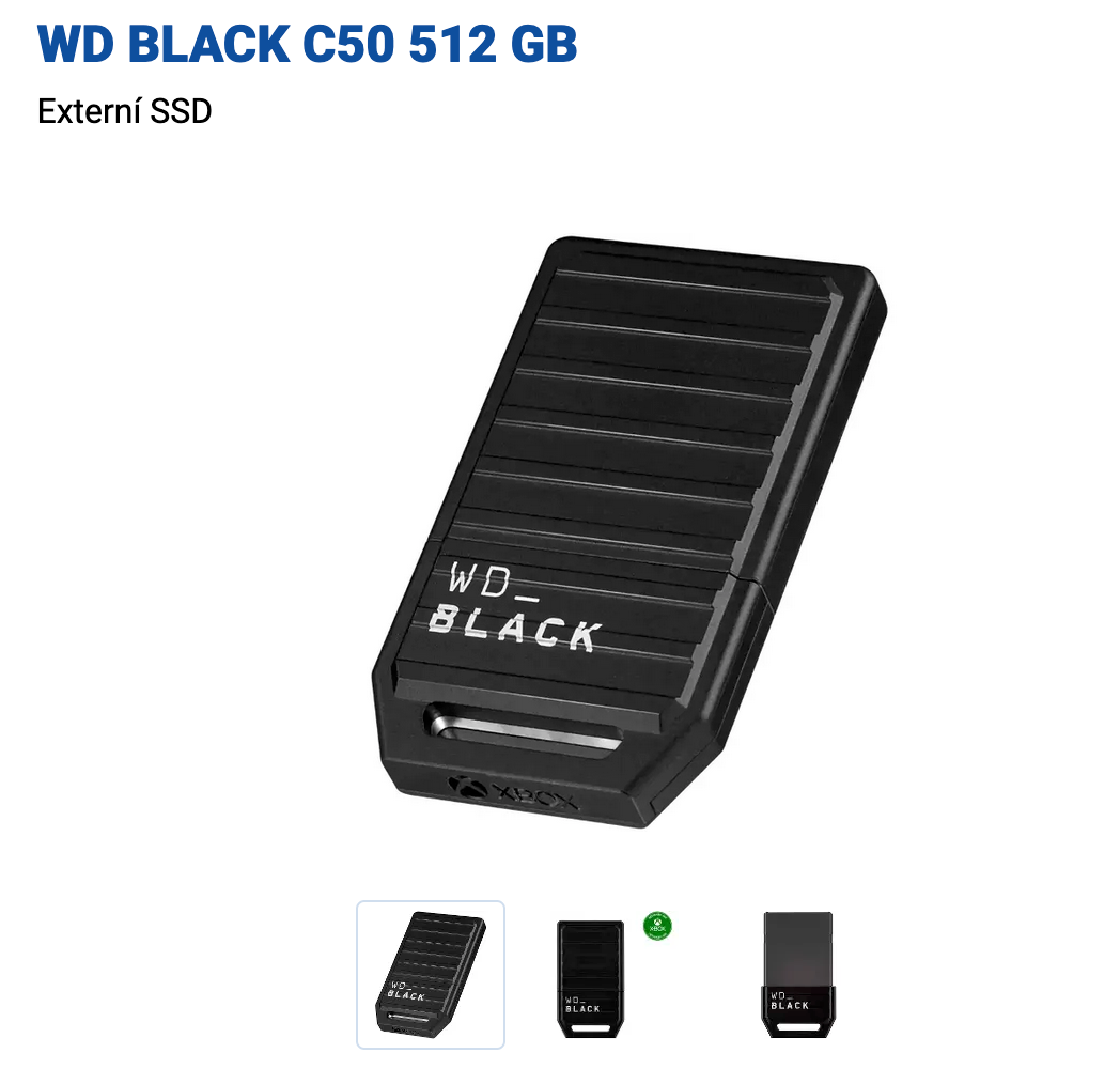 Xbox Series S + 2x ovladač + WD Black SSD - 2