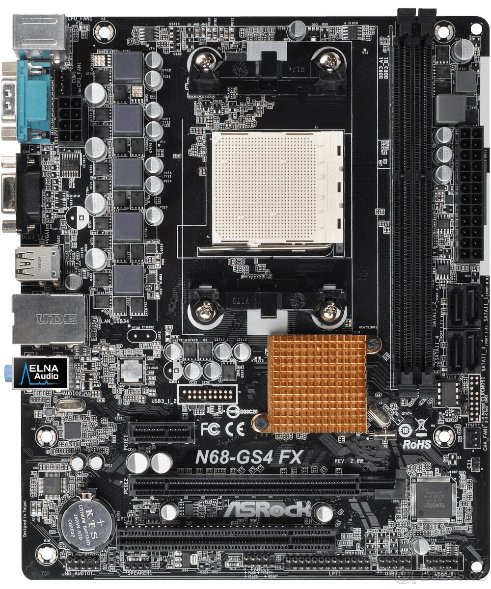 Deska ASRock N68-GS4 FX - AMD AM3 - 2