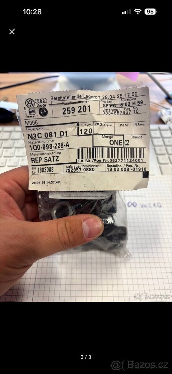 Opravna sada světlo Volkswagen eos - 2