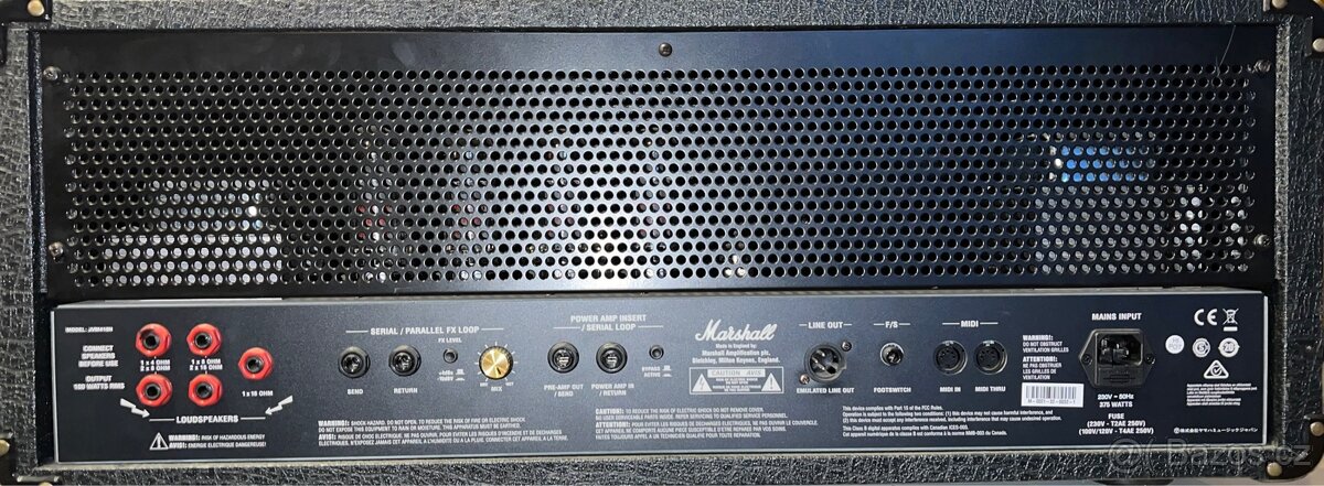 Marshall JVM410H + footswitch – 100W celolampový zesilovač - 2