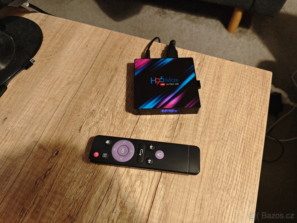 Tv box a multimediální centrum H96 max ultra hd - 2