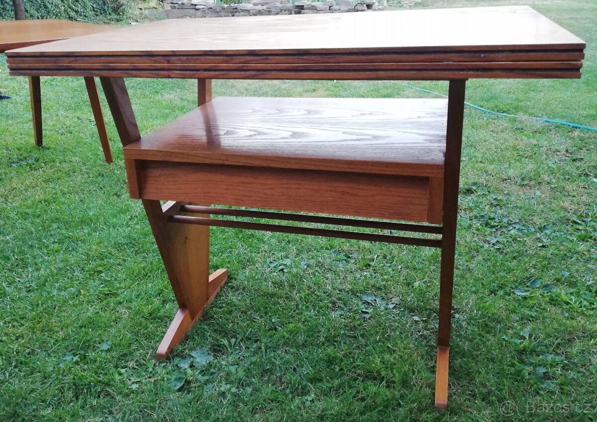 Retro stolek rozkládací - 2