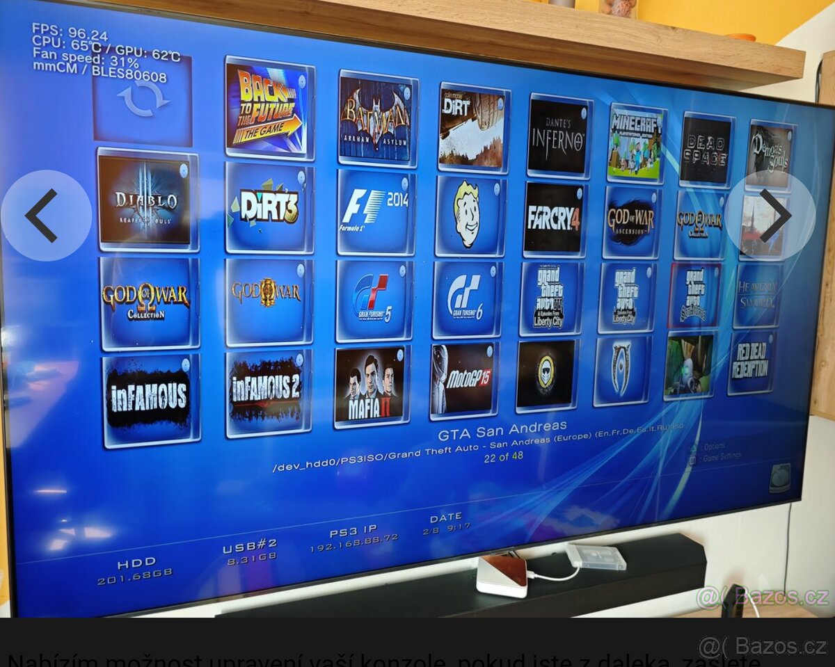 Ps3 + ovladač kompletní servis - 2