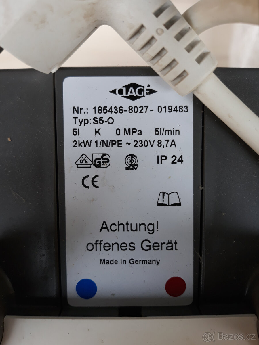 Ohřívač vody Clage - 2