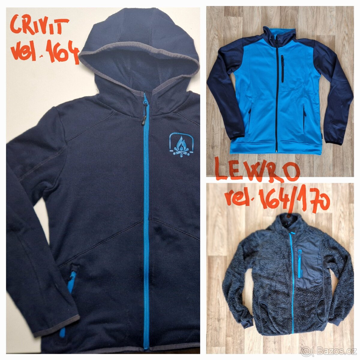 Chlapecké mikiny vel. 164-170 - 2