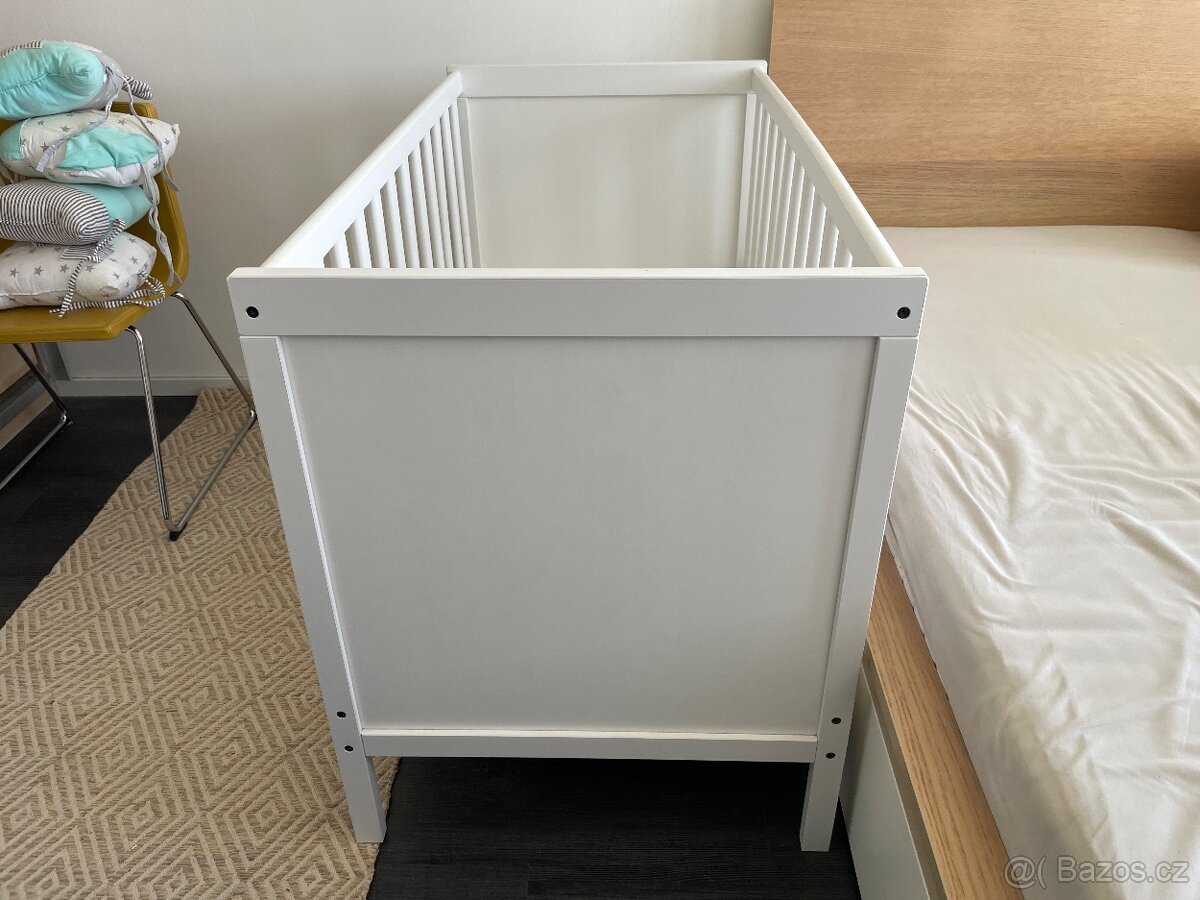 Detska postylka Ikea s matraci 120x 60 cm - 2