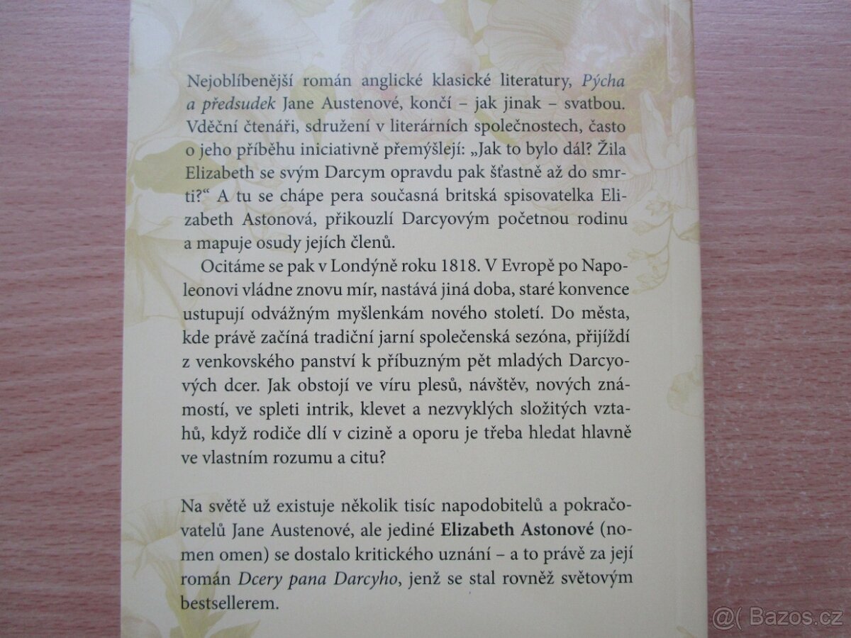 Kniha Dcery pana Darcyho - Elizabeth Astonová,stav jako nov - 2