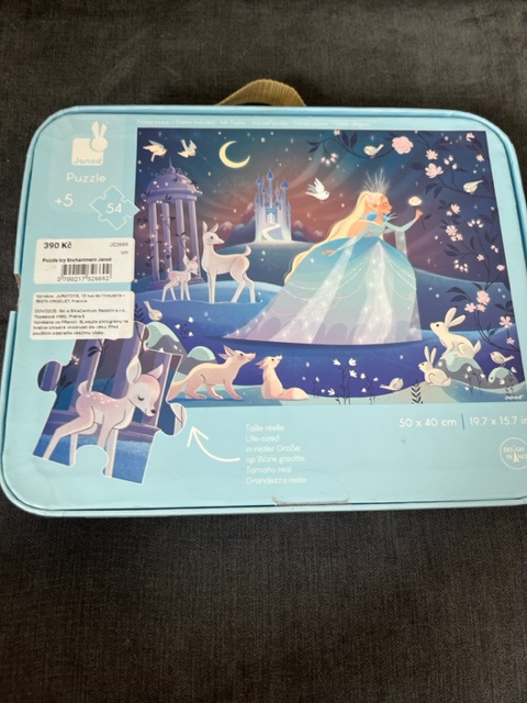 JANOD Puzzle v kufříku princezna - 2