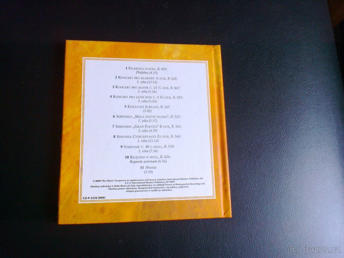 Mozart CD - Mistrovská hudební díla - 2