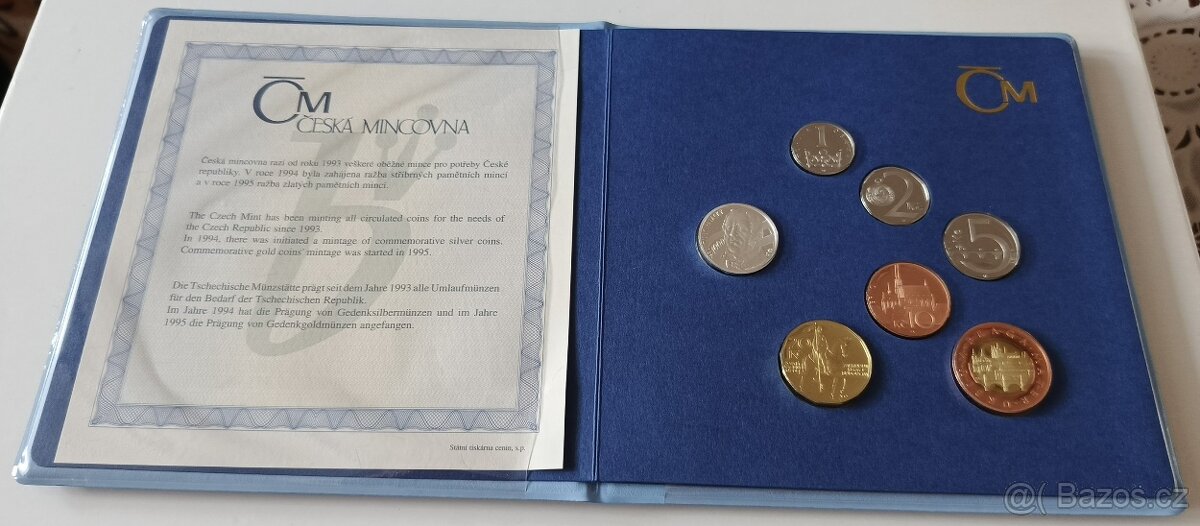 Sada mincí ČR 2012 proof v semišovém obalu - 2