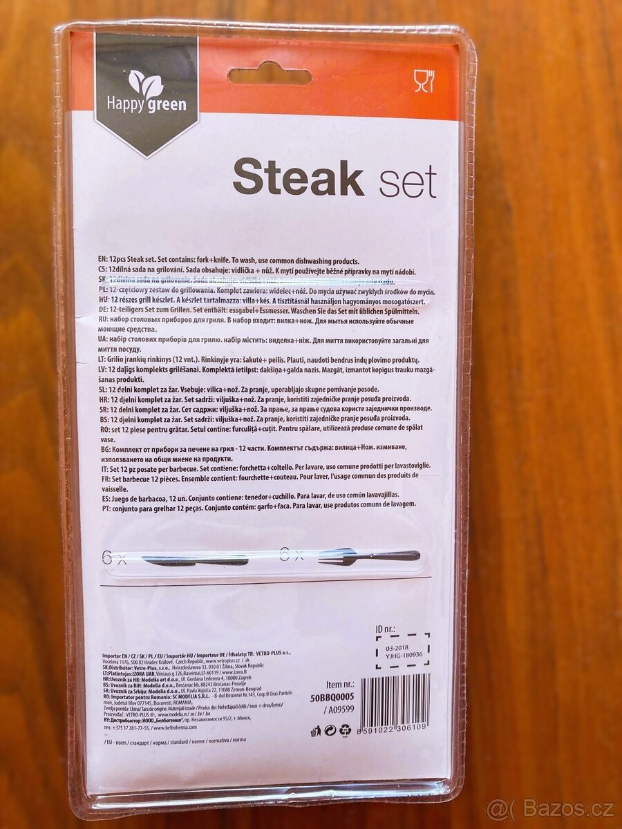 Příbory – grilovací/steaková sada, 12 ks - 2