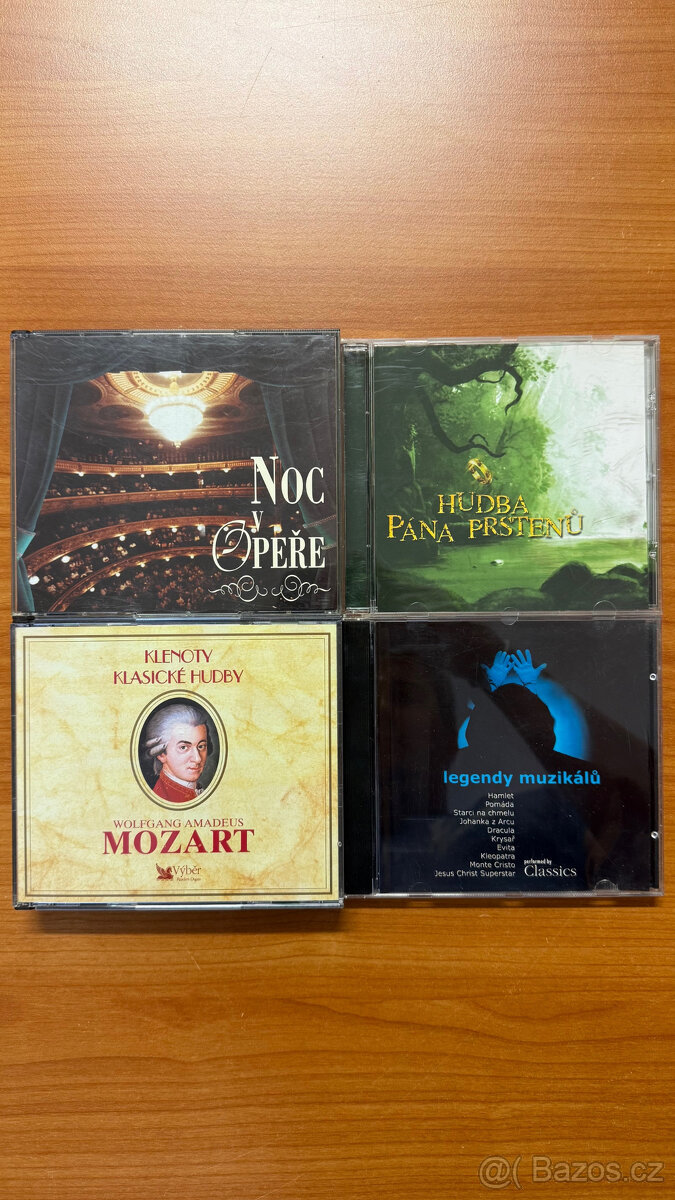 Hudební CD (Noc v opeře, Beatles, Presley, Legendy muzikálů - 2