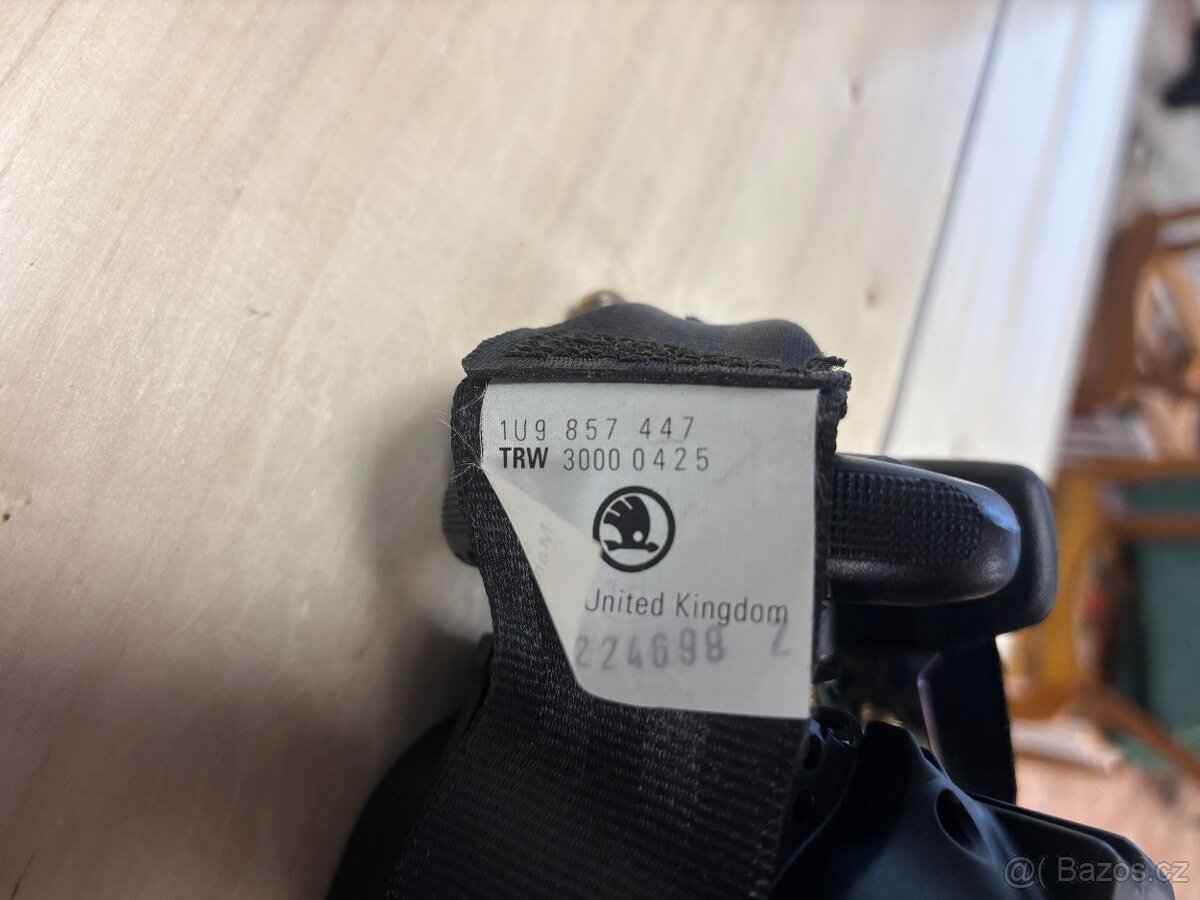 Zadní pravý pás Škoda Octavia 1 nový - 2