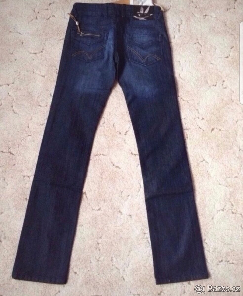 Dámské džíny s nižším pasem vel.36/S. - 2