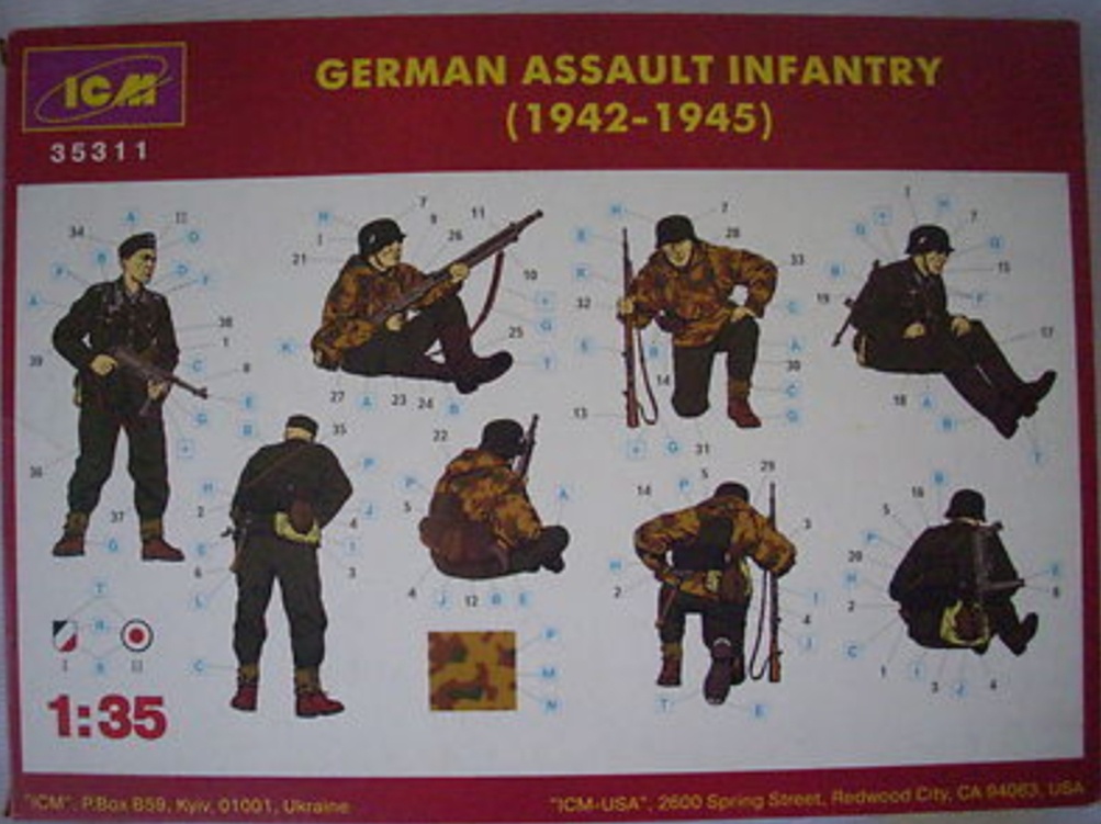 Model 1:35 figurky Wehrmacht - 2
