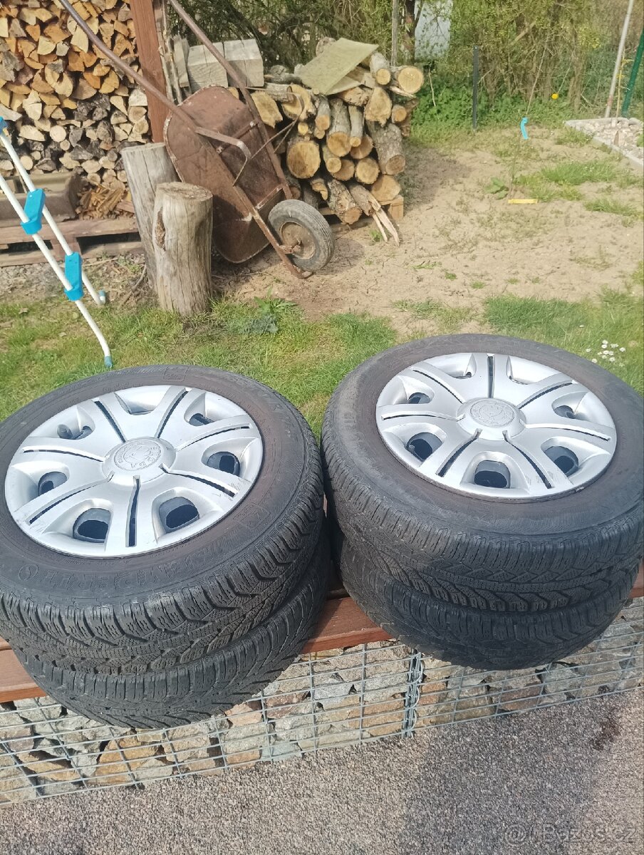 Plechové disky 5x100 R14, Fabia - 2