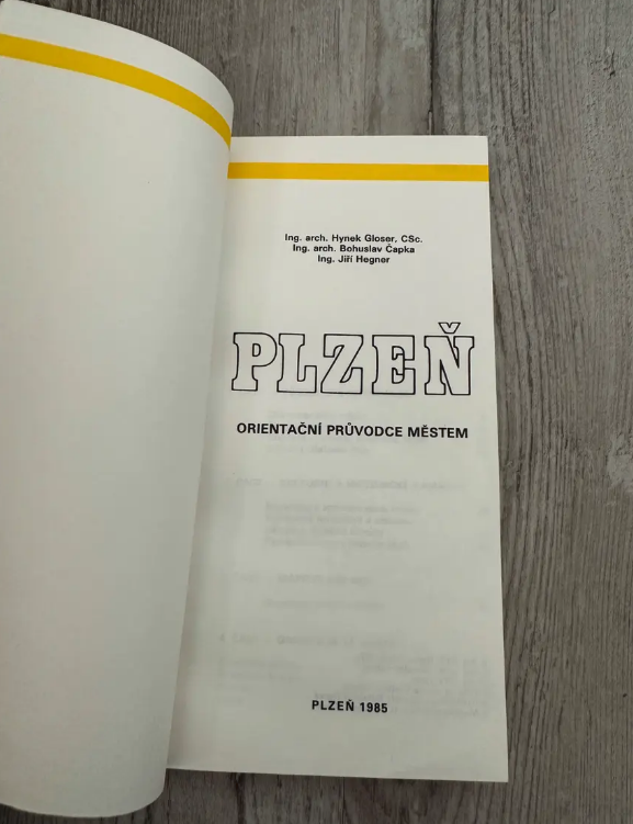 Plzeň Orientační průvodce městem (1985) - 2
