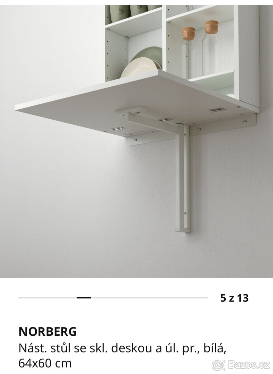 Nástěnný stolek Ikea - 2