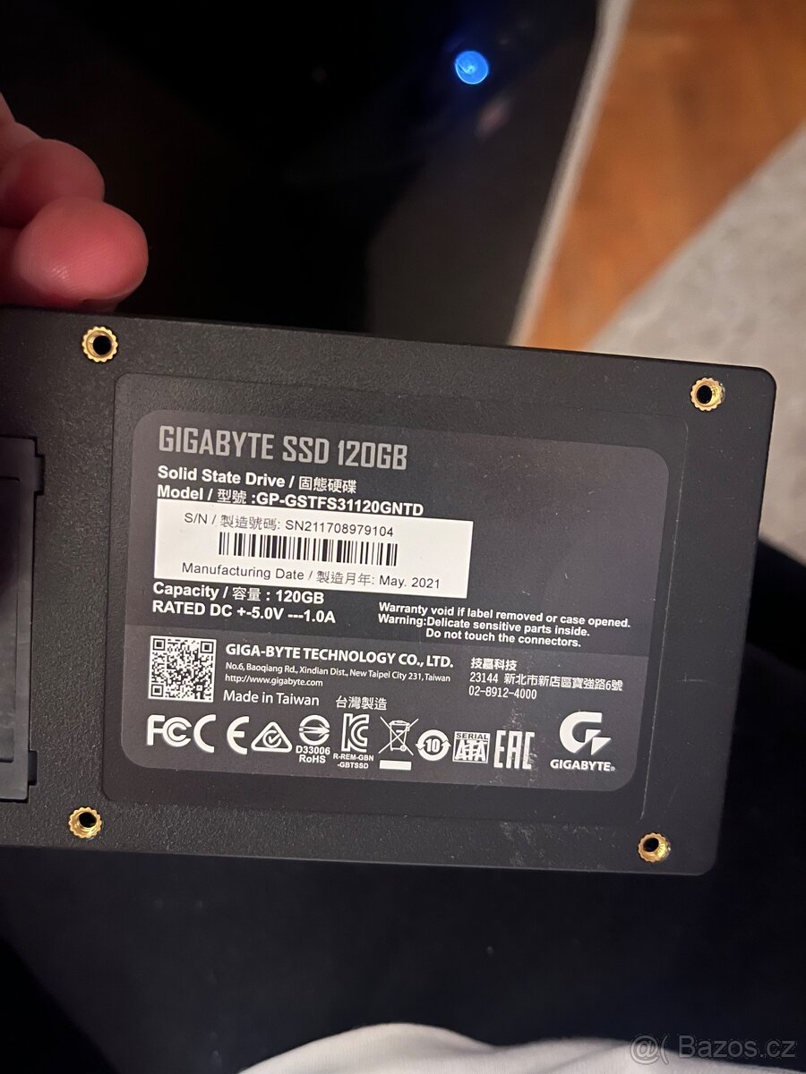 SSD Gigabyte 120gb 2.5" sata 89% - 2