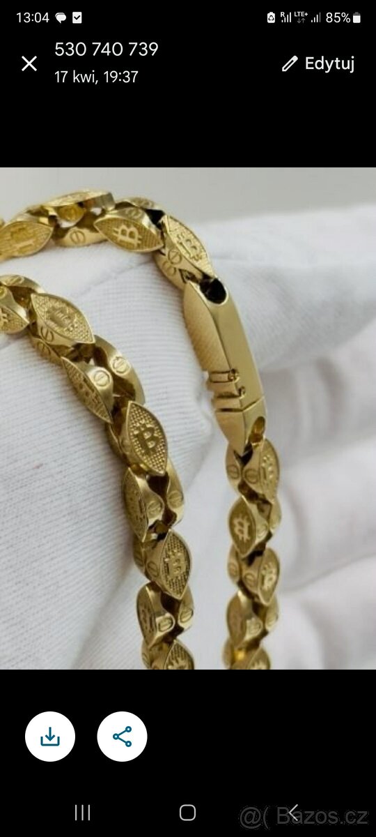 zlatý řetízek - 2