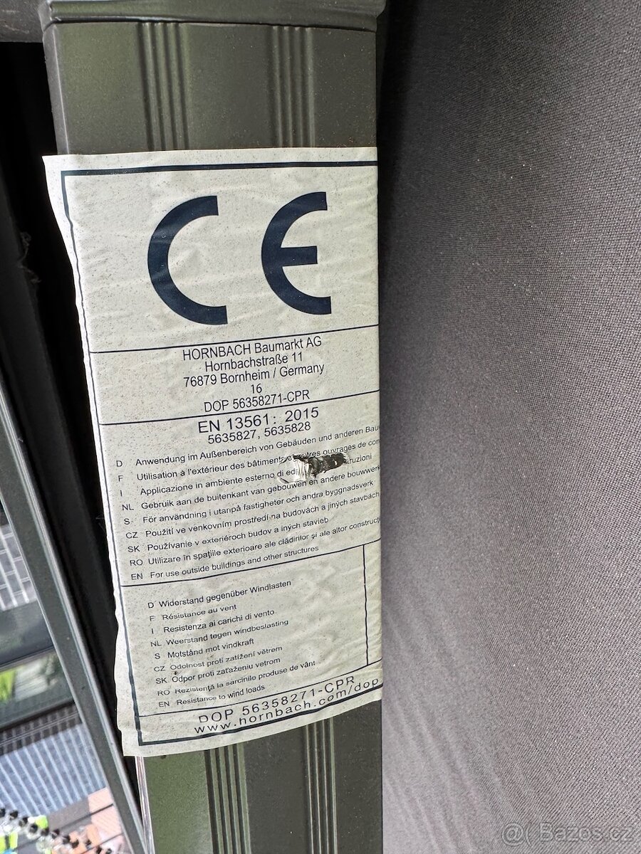 Kazetová markýza elektrická 5x3m - 2