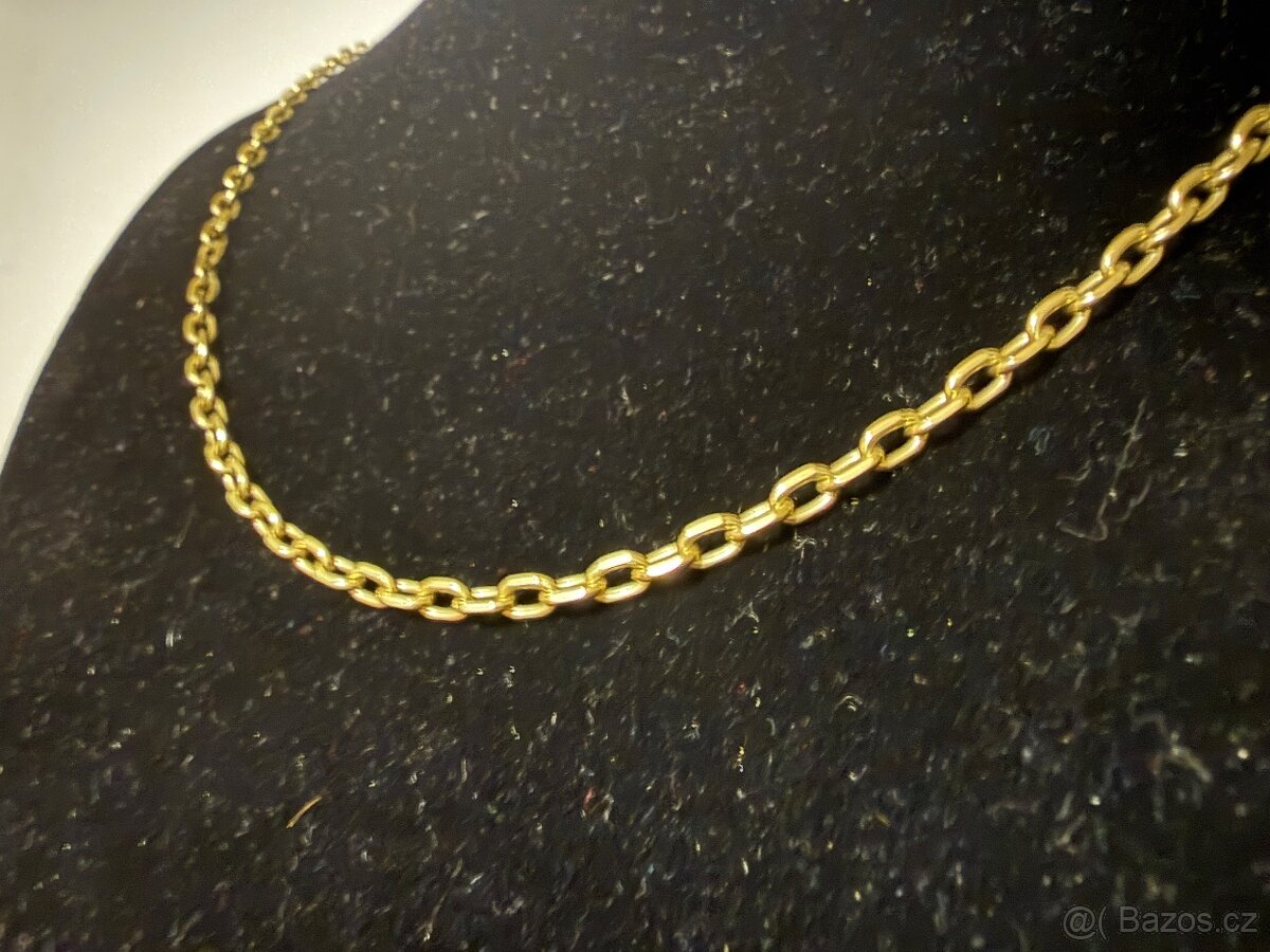 Zlatý řetízek Anker s křížkem 24,91g 585/1000 - 2