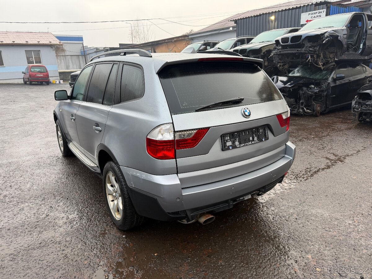 Bmw x3 e83 facelift 2.0d 110kw Silbergrau na díly - 2