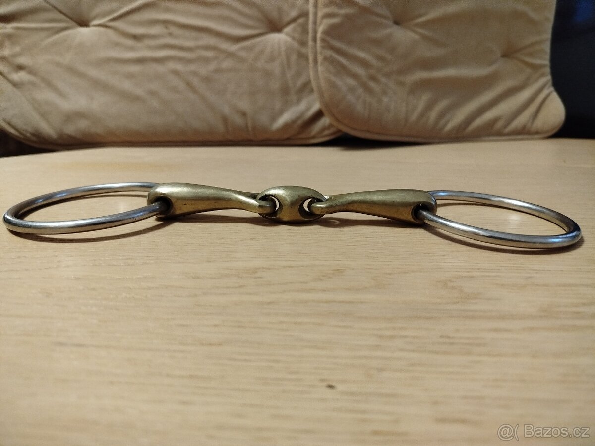 Stihlové udidlo 2x lomené, 12,5cm - 2