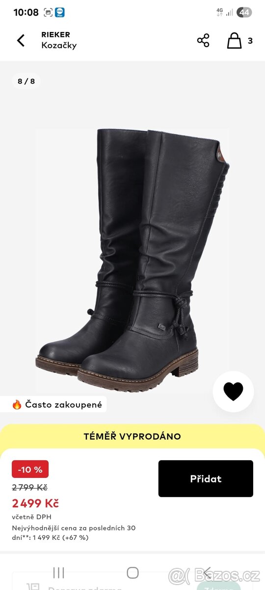 Nove damske kozacky zn. Rieker vel.37 - 2