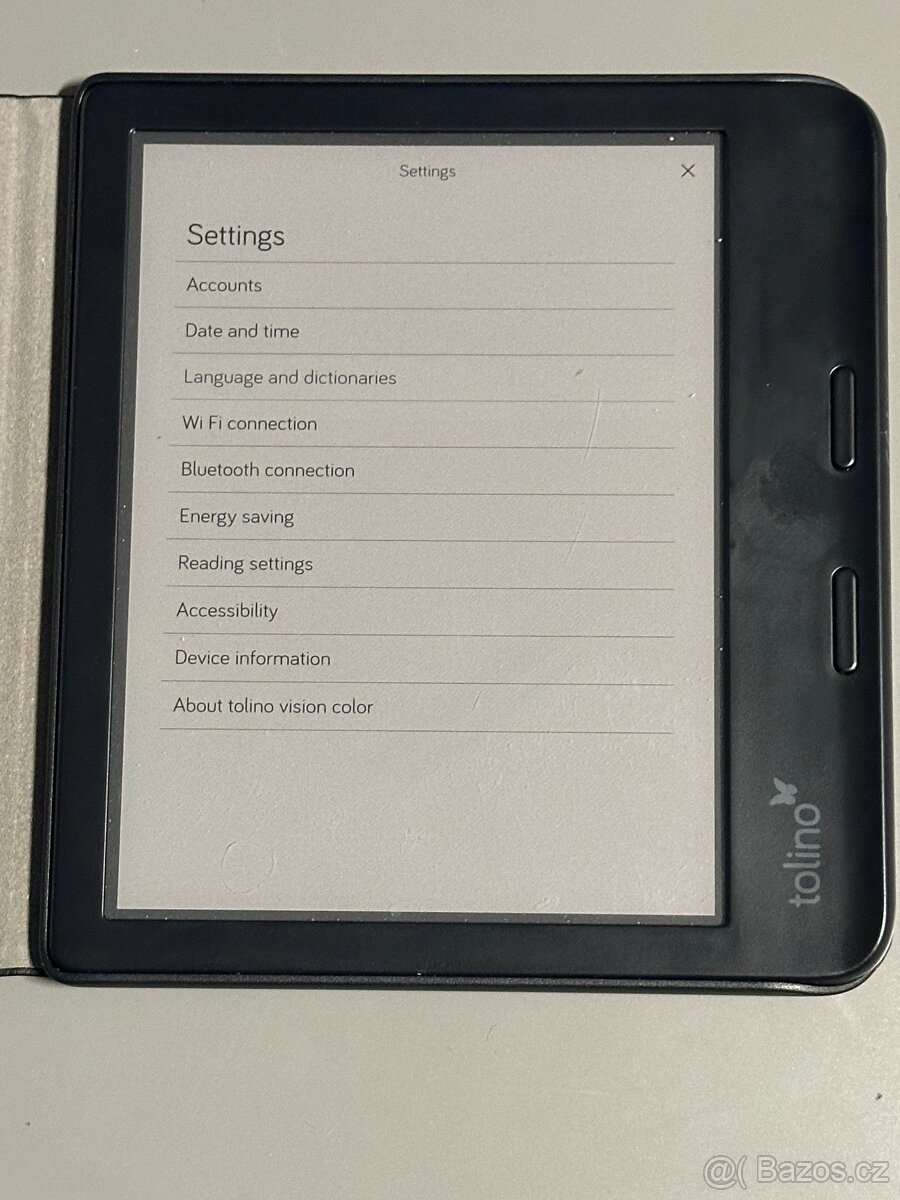 Čtečka knih Tolino Vision Color 32GB černá + obal - 2