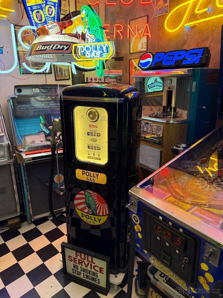 USA Benzinový stojan Tokheim 39 - rok 1953 - Polly Gas - 2