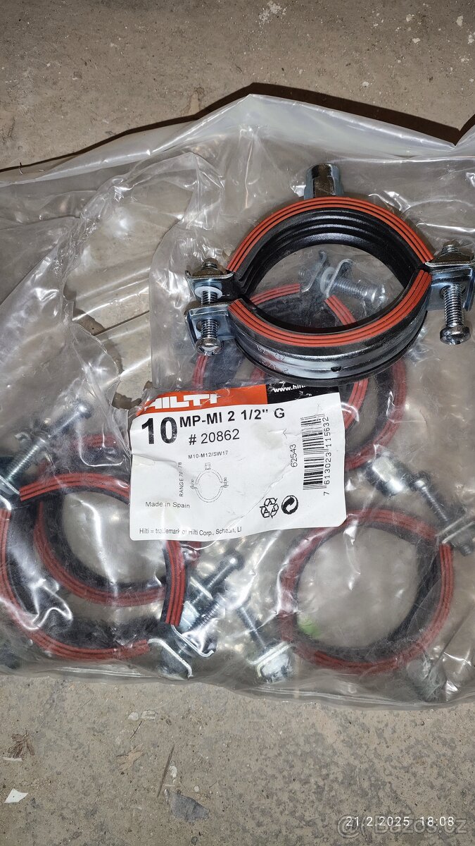 Objímky HILTI se zvukovou izolací - 2