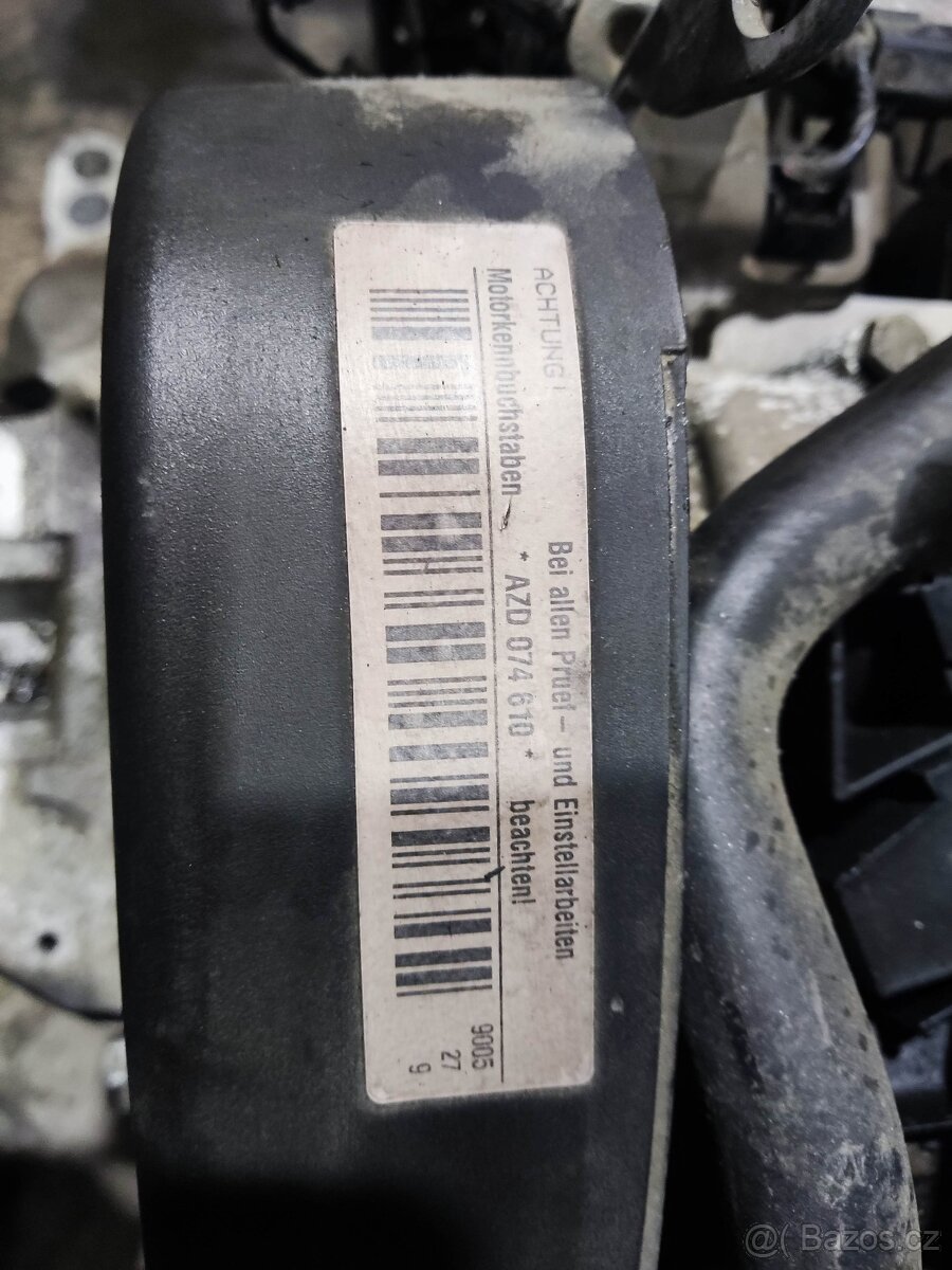 Prodám motor 1.6i - 77kw kód motoru AZD - 2