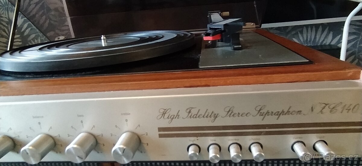 NZC 140 - TESLA /SUPRAPHON GRAMOFON SE ZESILOVAČEM - 2
