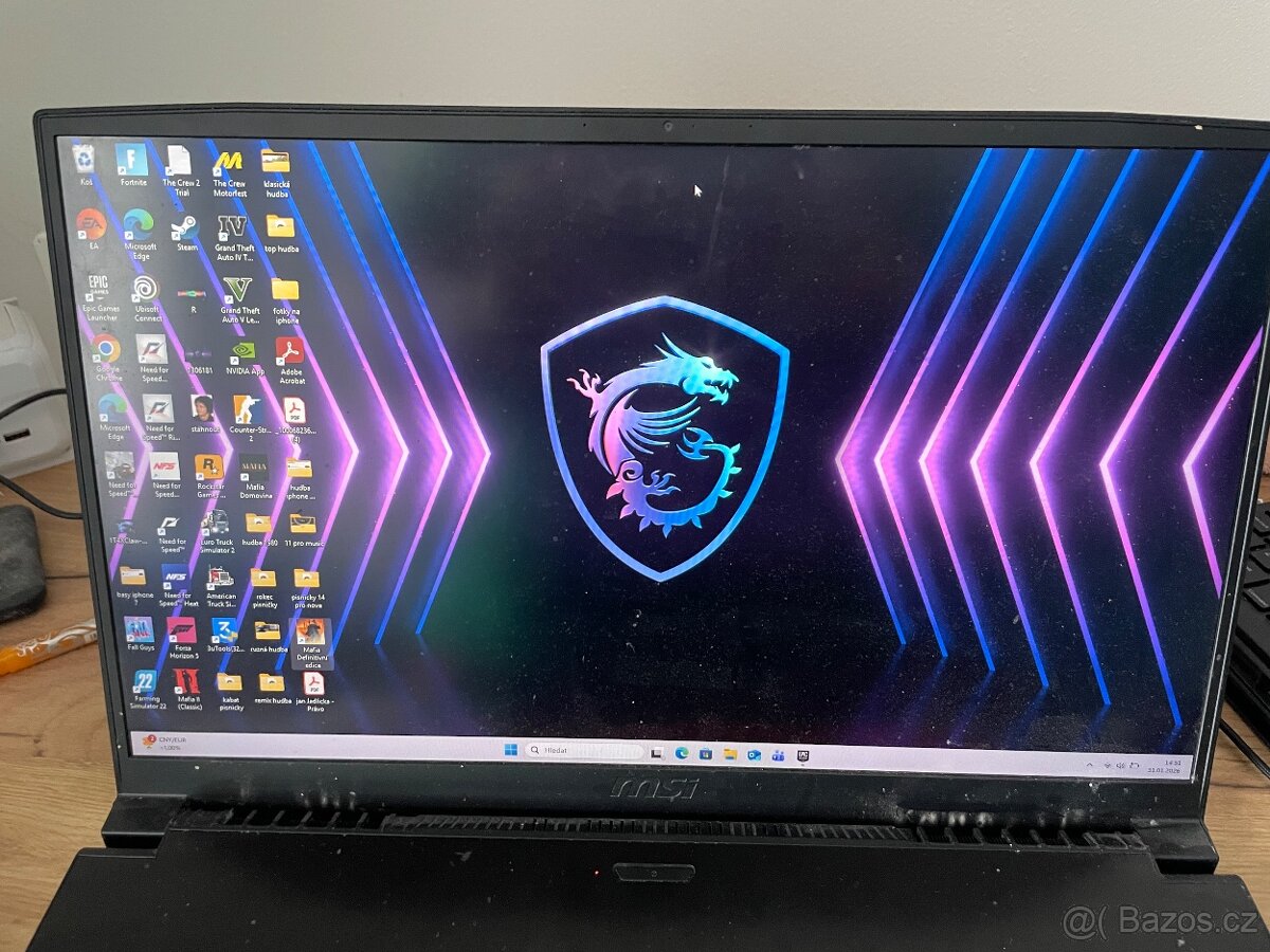 Notebook MSI 2 tb - 2