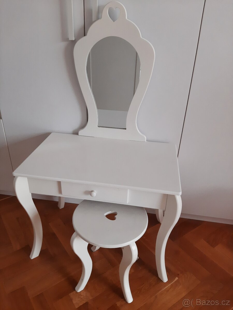 Dětský stoleček + židle ECOToys bílý - 2