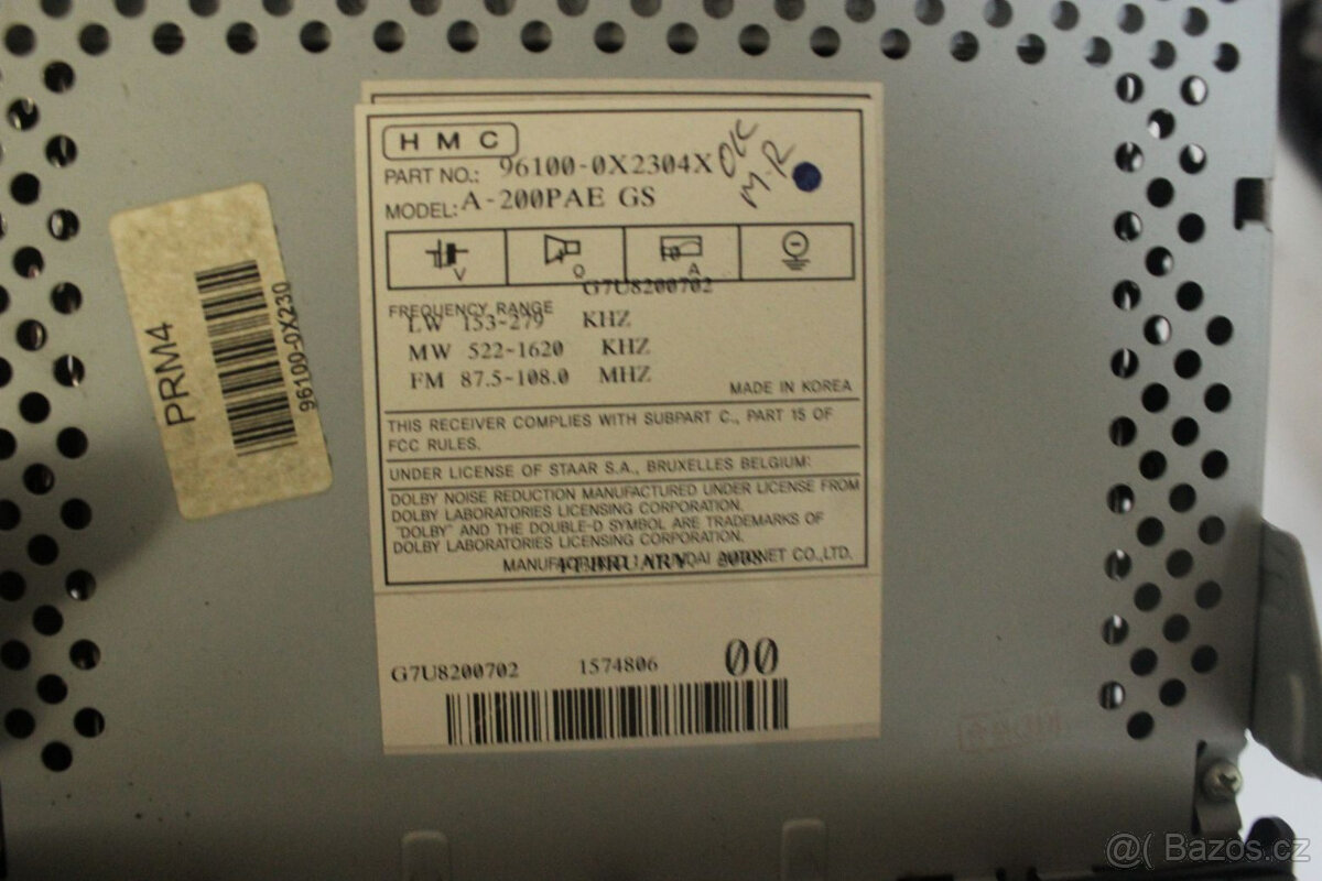 Rádio CD MP3 Hyundai I10 - 2