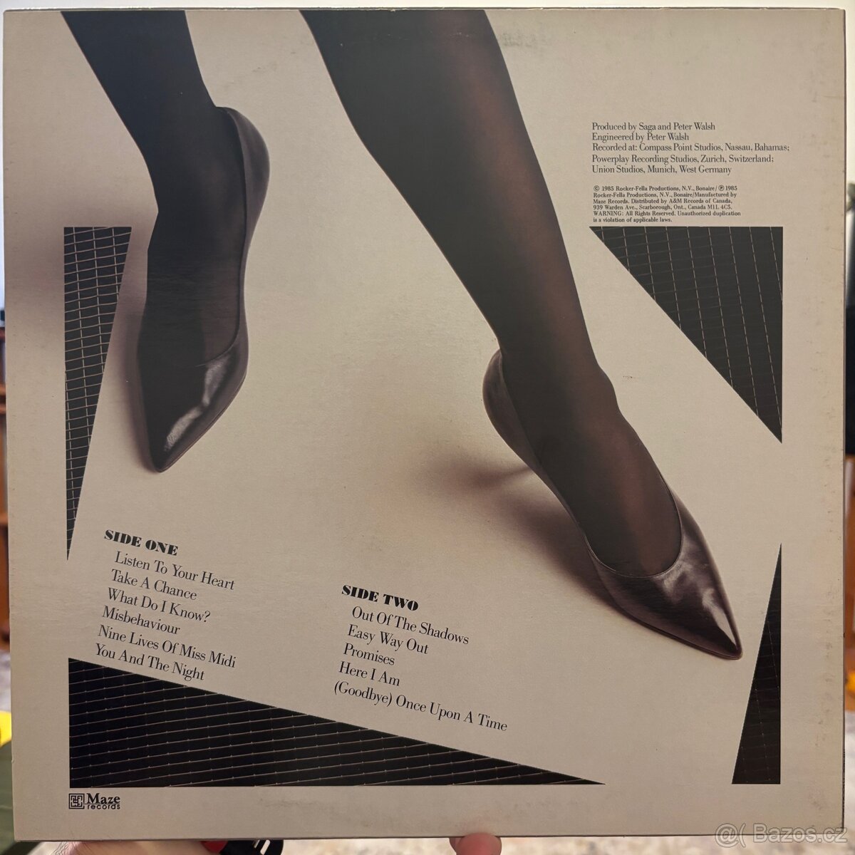 Saga — Behaviour. LP - 2