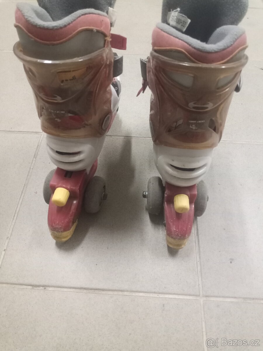 Kolečkove brusle stavitelné vel 30-33 - 2