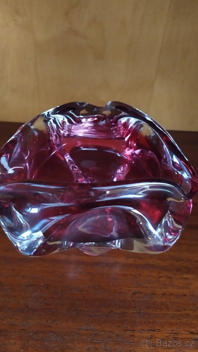 Retro hutní sklo - miska - 2