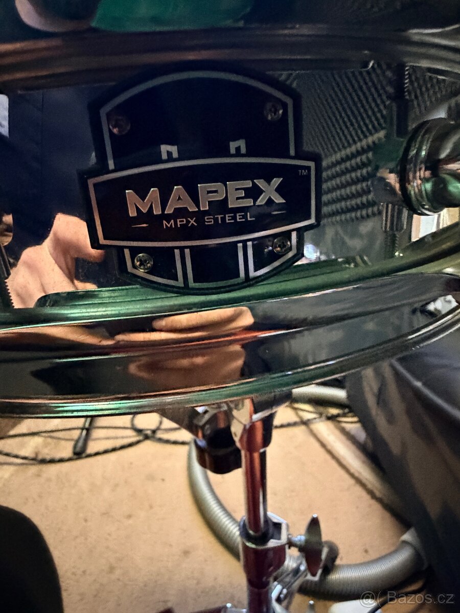 Ocelový snare MAPEX MPX Steel 14"x5.5" – Chrom - 2