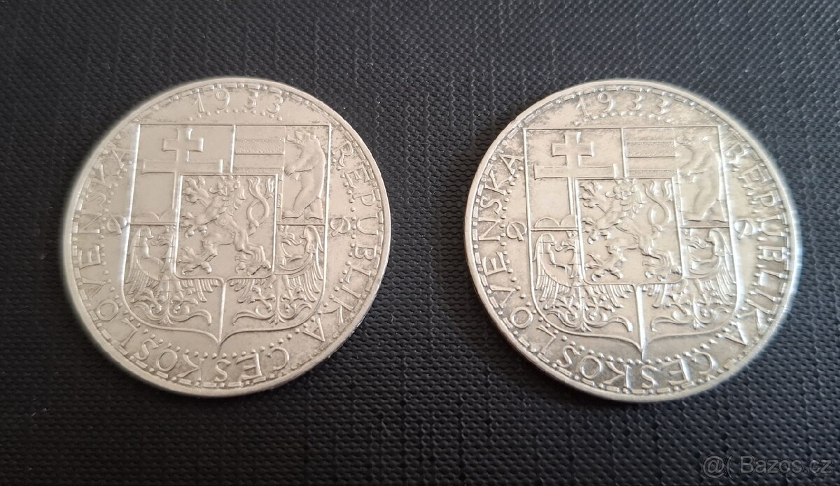 20 korun 1933 - 2