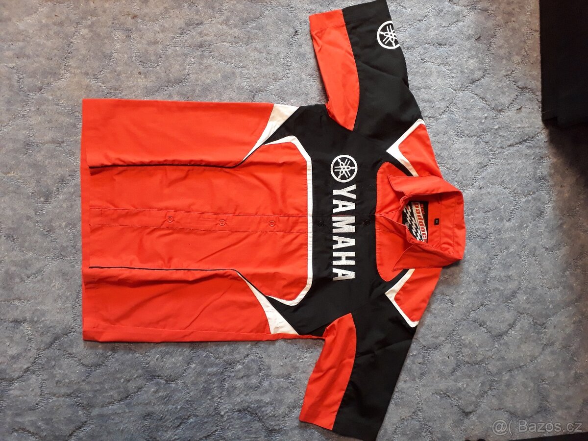 Polokošile Yamaha red paddock XS - 2