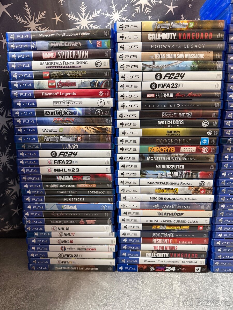 Playstation hry(PS5+PS4) a ovladače (dualsense+dualshock) - 2