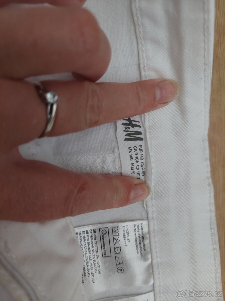 Divci šortky,  kraťasy H&M vel 140/146 - 2