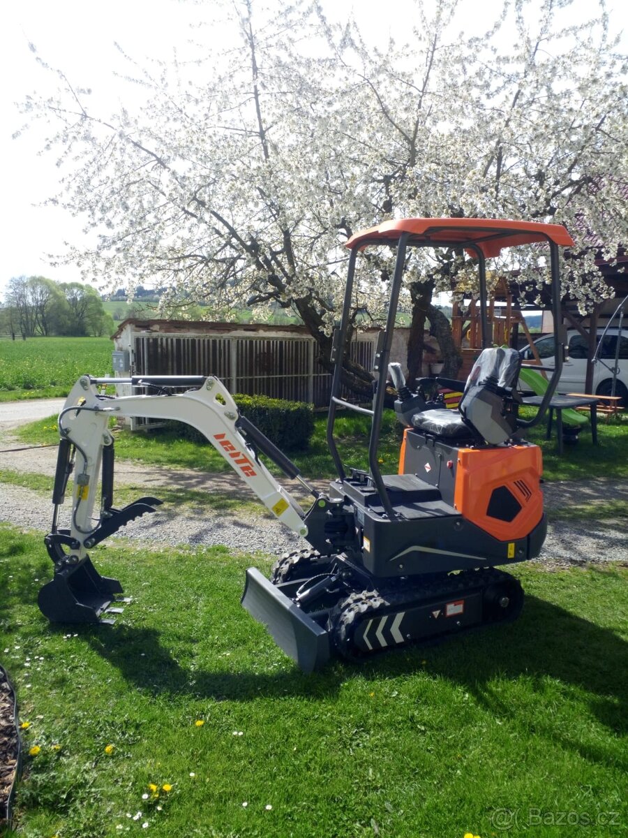 Bagr minibagr LeiTe LT 1012 Pro Kubota D722 joysticky - 2