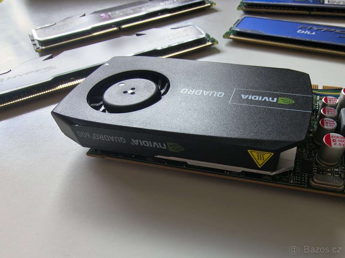 NVIDIA QUADRO 600 1GB + 16GB DDR3 - 2