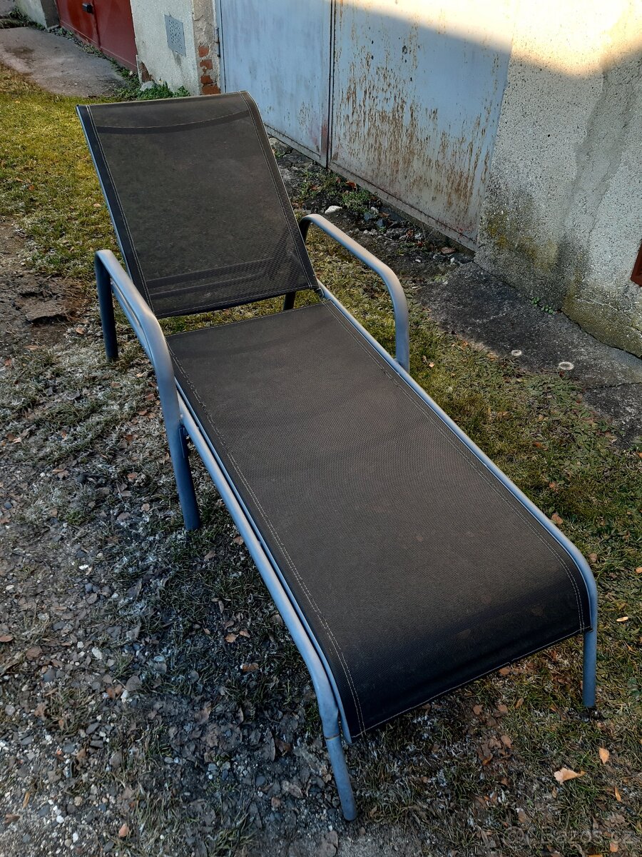 Zahradní lehátko kovové - 2