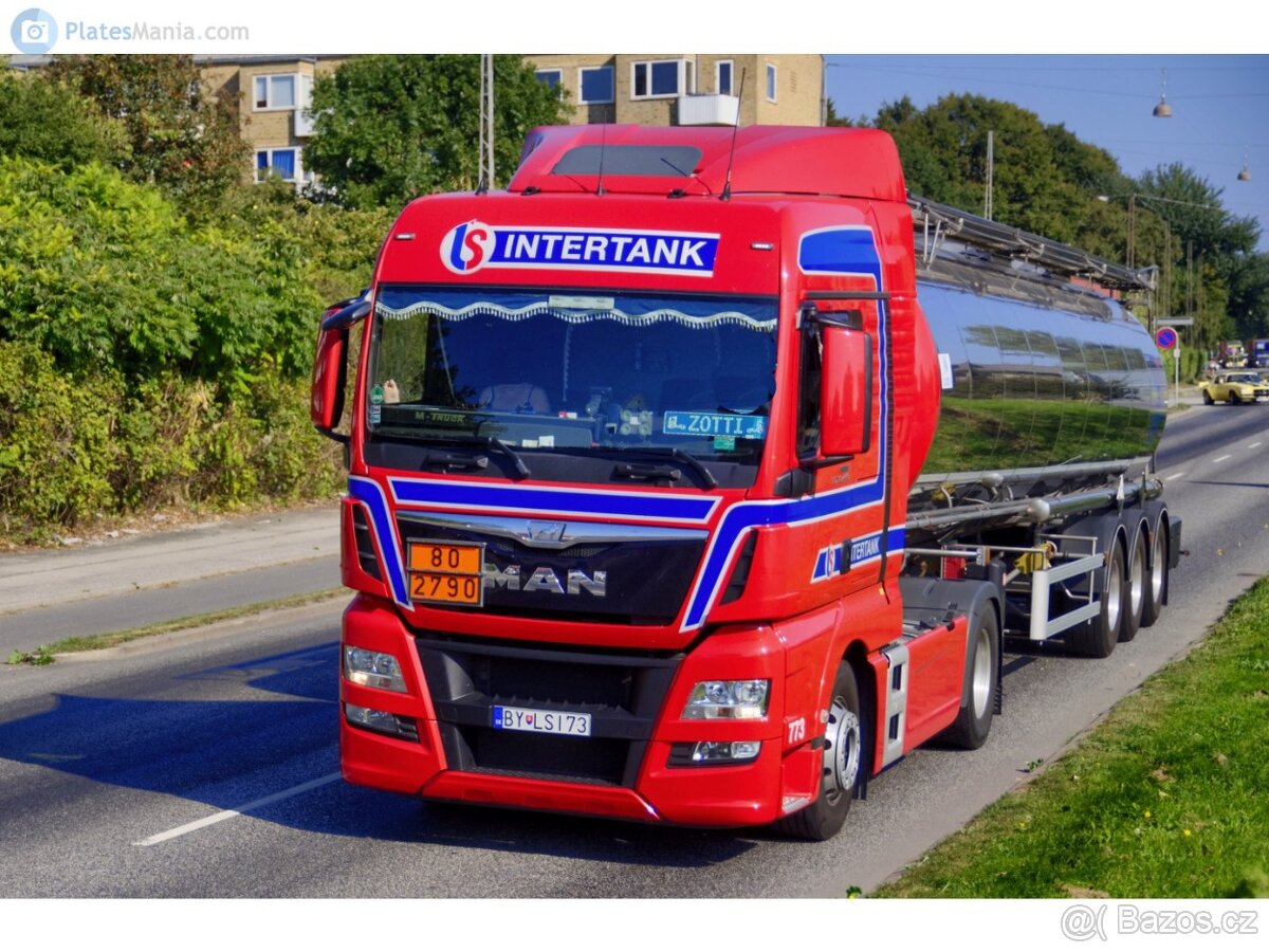 MAN TGX Euro 6 XLX , LS Intertank, DK / Slovakia, TEKNO 1:50 - 2