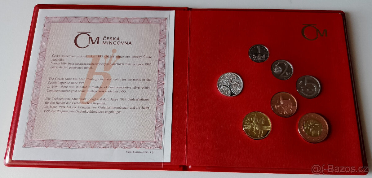 Sada mincí ČR 2020 proof v semišovém obalu - 2